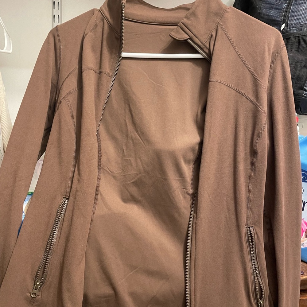 Women's Brown Athletic Jacket